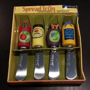 Joie De Vivre Spread it on Couteux a Tartiner set